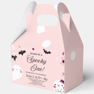 Spooky One Halloween Birthday Favor Boxes