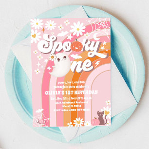 Spooky One Halloween Birthday Invitation