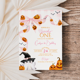 Spooky One Halloween Birthday Invitation