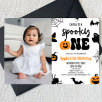 Spooky One Halloween First 1st Birthday Party