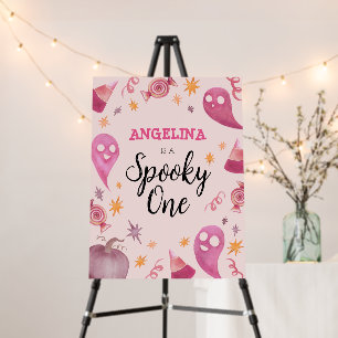 Spooky One Halloween First Birthday Party Foam Board