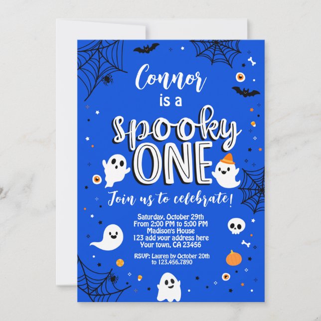 Spooky One Halloween Invitation (Front)