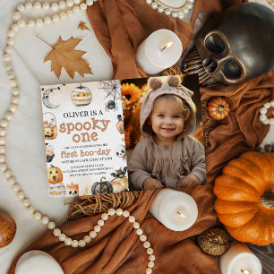 Spooky One Halloween Photo Invite