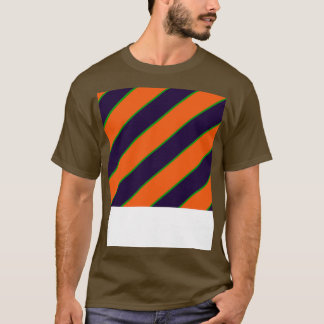 Spooky Orange And Purple Pattern T-Shirt