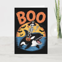 Spooky Orca Costume On Boo Orca Halloween