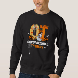 Spooky OT Occupational Therapy Therapist Halloween Sweatshirt