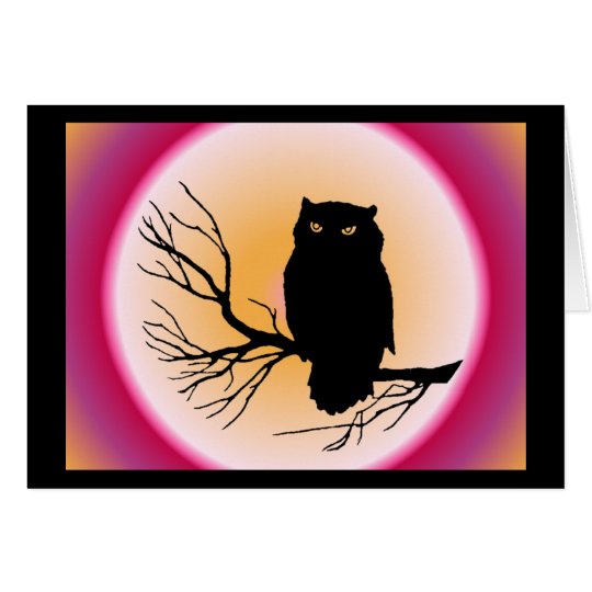 Spooky Owl Card
