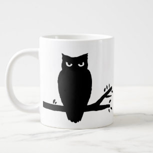 Spooky Owl Silhouette Giant Coffee Mug