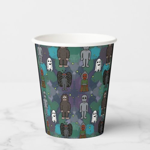 Spooky Paper Plate Paper Cups