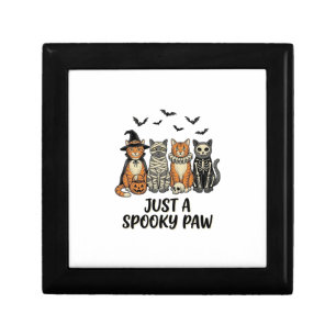 Spooky Paw Halloween Cats Vintage Shirt Design_1 Gift Box