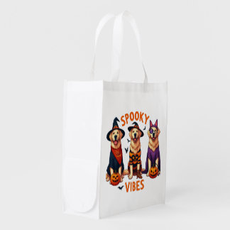 Spooky Paws Grocery Bag