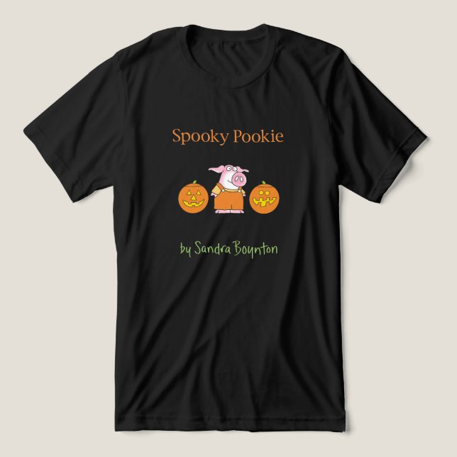 SPOOKY POOKIE by Sandra Boynton Tri-Blend Shirt (Design Front)