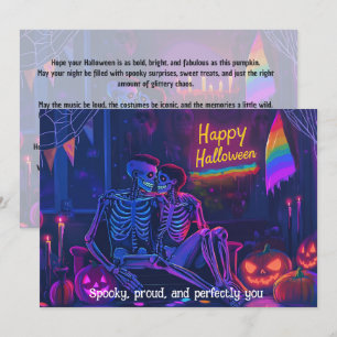 🌈🎃Spooky, Proud & Perfectly You LGBT card