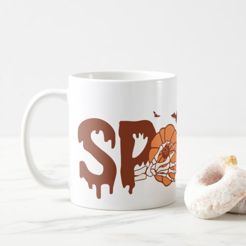 Spooky Pumpkin Boobes Funny Halloween Coffee Mug