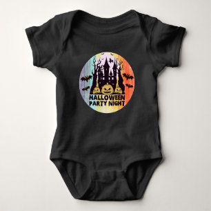 SPOOKY PUMPKIN - HALLOWEEN PARTY NIGHT BABY BODYSUIT