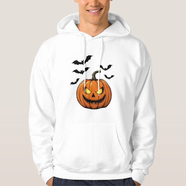 Spooky Pumpkin Hoodie | Autumn Fall sweet shirt (Front)
