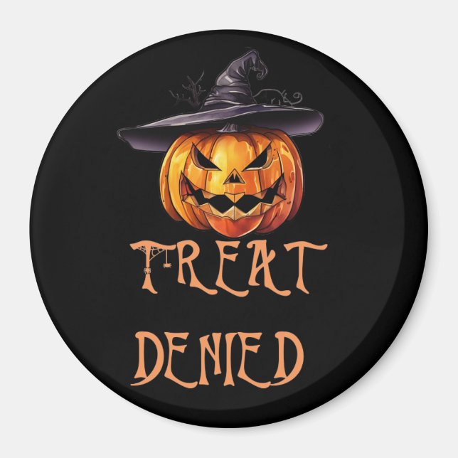Spooky pumpkin  magnet (Front)