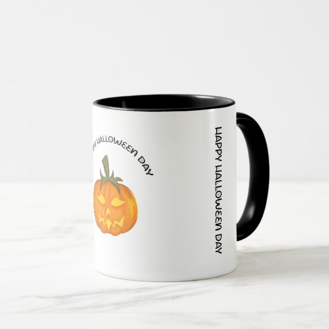 Spooky Pumpkin Mug (Front Right)