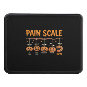 Spooky Pumpkin Pain Scale Trauma Nurse Triage Hall Hitch Cover