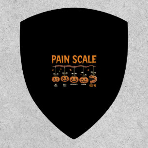 Spooky Pumpkin Pain Scale Trauma Nurse Triage Hall Patch