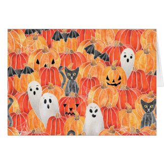 Spooky Pumpkin Patch Notecards Cards