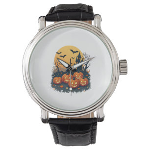 Spooky Pumpkin Patch � Retro Halloween Tee Watch