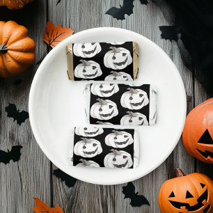 Spooky Pumpkin Pattern Happy Halloween Hershey's Miniatures