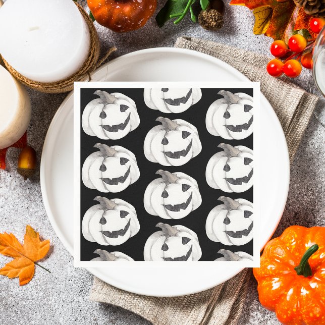 Spooky Pumpkin Pattern | Happy Halloween Napkins (Creator Uploaded)