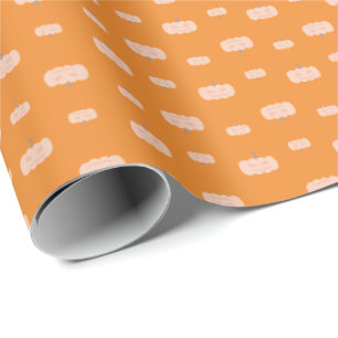 Spooky Pumpkin Pattern Wrapping Paper
