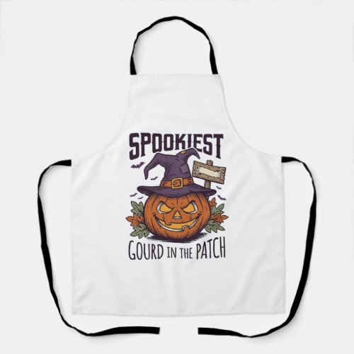 Spooky Pumpkin Shirt Vintage Engraving Halloween T Apron