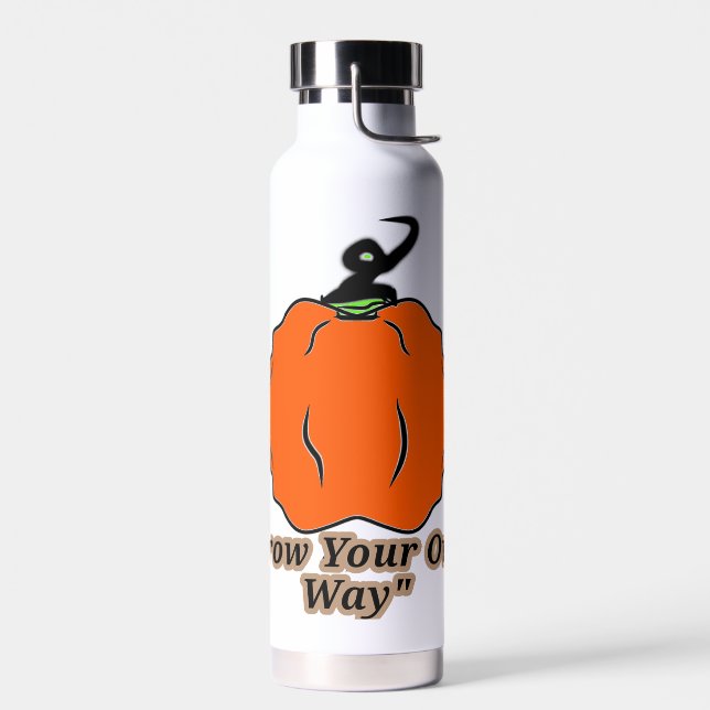 Spooky Pumpkin Spirit Water Bottle (Left)