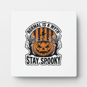 Spooky Pumpkin Witch Vintage Engraving Halloween S Plaque
