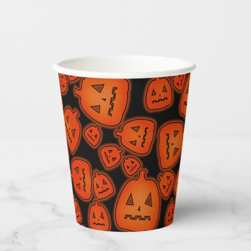 Spooky Pumpkins Paper Cups