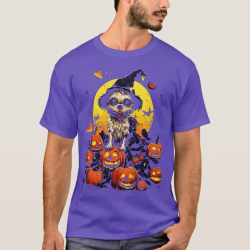 Spooky Pup Howloween Witchy Woof Halloween 2 T_Shirt