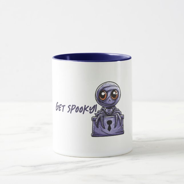 Spooky Purple Spider Mug (Center)
