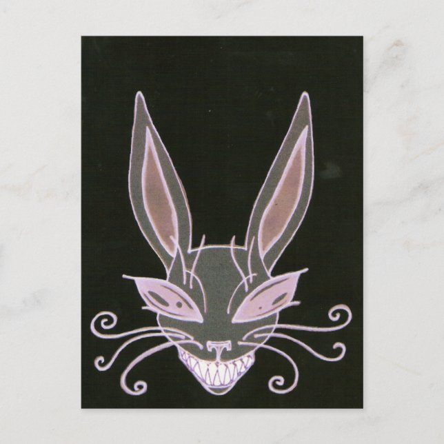 spooky rabbit postcard (Front)