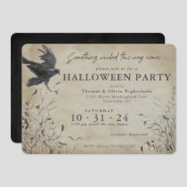 Spooky Raven Halloween | Something Wicked Invitation