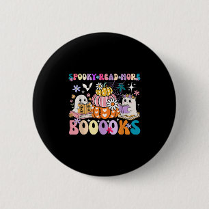 Spooky Read More Boooooks Cute Ghost Pumpkin Readi Button