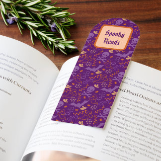 Spooky Reads Halloween Skulls and Ghosts Bookmarks