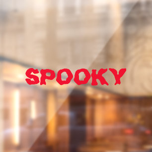 Spooky red blood Halloween custom decor Window Cling