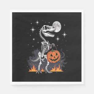 Spooky Saurus Halloween Dinosaur Napkins