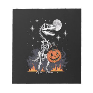 Spooky Saurus Halloween Dinosaur Notepad