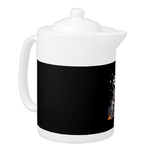 Spooky Saurus Halloween Dinosaur Teapot