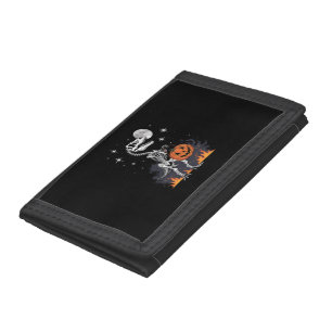 Spooky Saurus Halloween Dinosaur Tri-fold Wallet