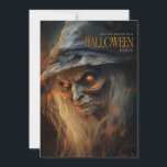 Spooky Scary Creepy Witch Adult Halloween Party Invitation<br><div class="desc">Invite guests to a wickedly fun Halloween with our sinister witch-themed invitation! Featuring a chilling design of an evil witch against a haunting backdrop, this invitation sets the perfect tone for your spooky celebration. Customize the details to personalize your event and ensure an unforgettable gathering. Ideal for Halloween parties, haunted...</div>