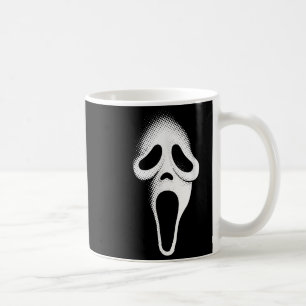 Spooky Scary Ghost Face Horror Party Mask Hallowee Coffee Mug