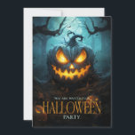 Spooky Scary Pumpkin Adult Halloween Party Invitation<br><div class="desc">Invite guests to a wickedly fun Halloween with our sinister pumpkin-themed invitation! Featuring a chilling design of an evil pumpkin against a haunting backdrop, this invitation sets the perfect tone for your spooky celebration. Customize the details to personalize your event and ensure an unforgettable gathering. Ideal for Halloween parties, haunted...</div>