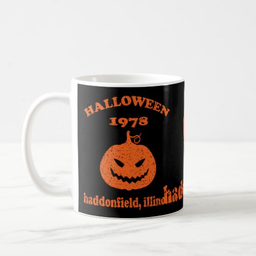 Spooky Scary Pumpkin Haddonfield Halloween 1978 Coffee Mug