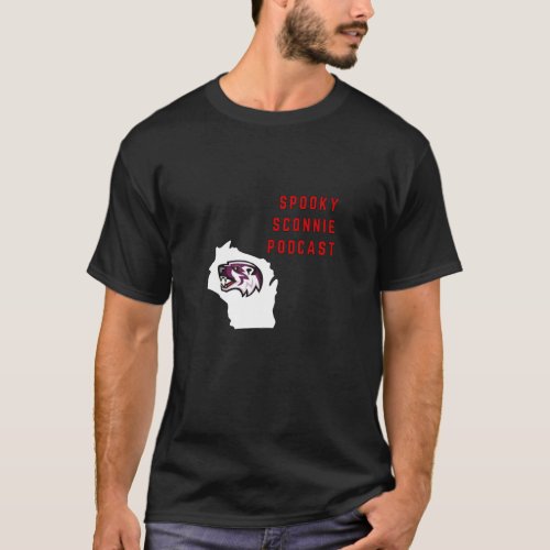 Spooky Sconnie Podcast mens tee