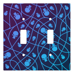 Spooky Seamless Pattern A (Style: 1) Light Switch Cover